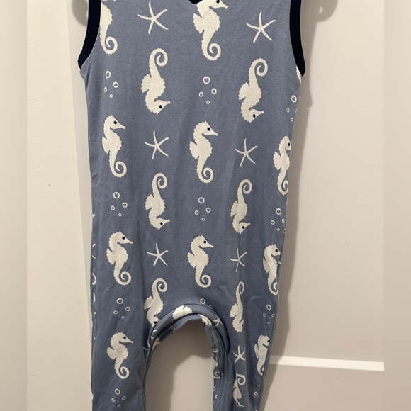 Zippy Jamz Sleeveless Romper With Blue Ocean Design Size 18-24 Months Toddler - Picture 3 of 8
